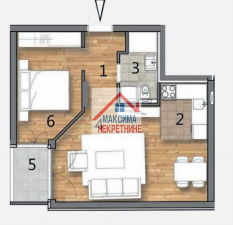 Prodaja, Stan, 44m2 , Telep