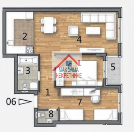 Prodaja, Stan, 64m2 , Telep