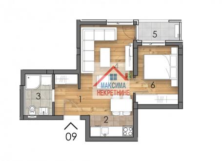 Prodaja, Stan, 41m2 , Telep