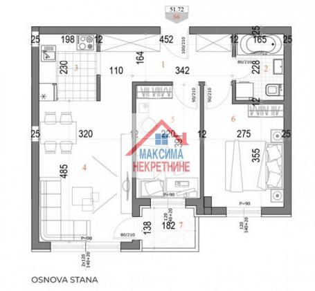 Prodaja, Stan, 53m2 , Telep