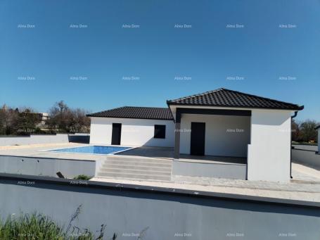 Kuća Marčana, kuća 125 m² s bazenom. Novogradnja. 