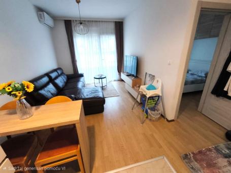 Jednosoban  namješten stan, 37m2, 1. Maj, Podgorica