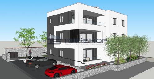 Vodice, prvi red do mora , stan/apartman u prizemlju zgrade ukupne neto površine od 103,00 m2