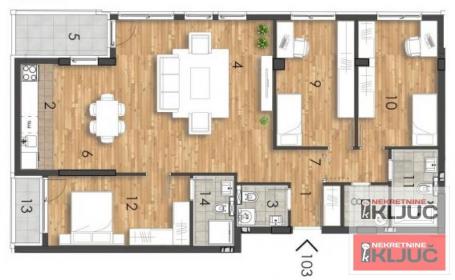 TELEP, 110m2, Četvorosoban sa pdv, Renomiran investitor