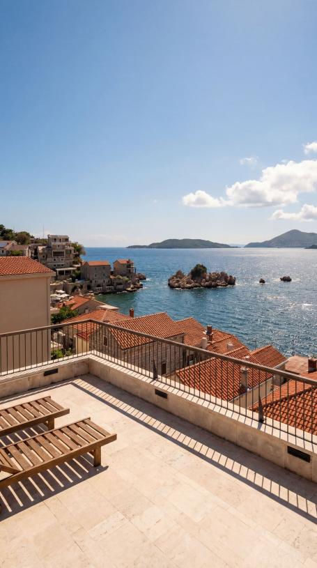 Ekskluzivan mini-hotel na drugoj liniji od mora u Pržnu – kompletno opremljen, sa 10 apartmana i pen