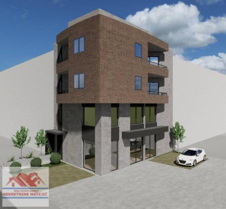 LOKAL U NOVOJ ZGRADI U IZGRADNJI U CENTRU, 80 M2 + 80 M2 GALERIJA + 80 M2 PODRUM, IZUZETNA LOKACIJA,