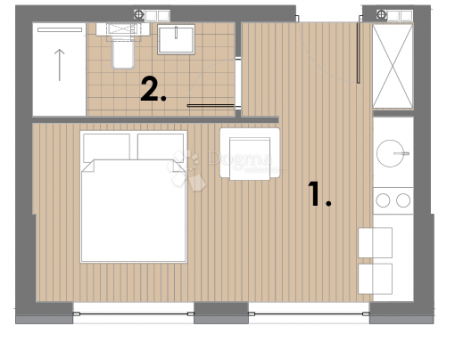 PROJEKT JAHORINA - zgrada B stan 116, potkrovlje