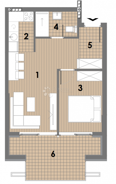 PROJEKT JAHORINA - zgrada E apartman 30, 4. kat