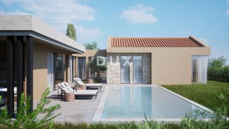ISTRA, BUJE - Luksuzna moderna vila s pogledom na more, privatno naselje