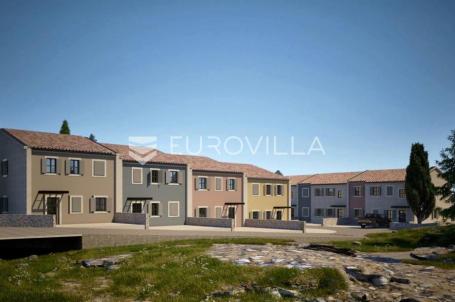 Istra, Rovinj, okolica Putini, dvosoban stan 65.72 m² s natkrivenom terasom i vrtom