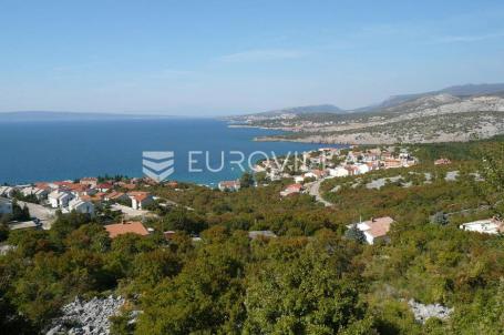 N. Vinodolski, Klenovica, građevinsko zemljište, 2508 m², pogled na more