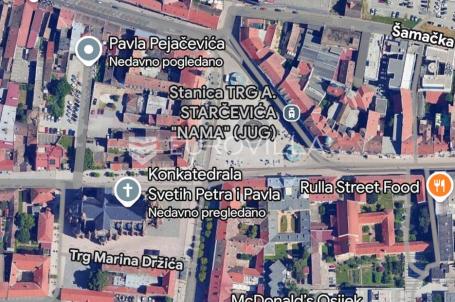 Osijek, strogi centar grada, poslovni prostor površine 200 m², 1. kat
