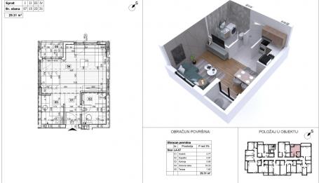 NOVI SAD - AVIJACIJA - 29.31 m2