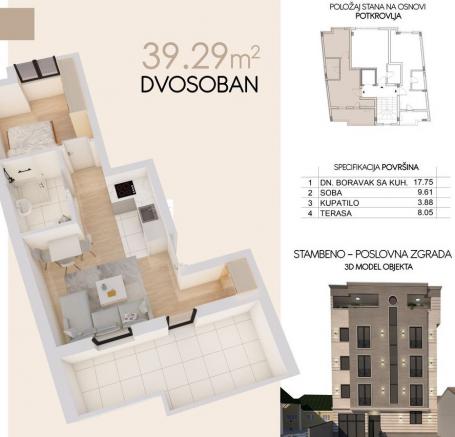 NOVI SAD - CENTAR - 39.29 m2