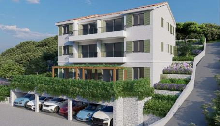 Plac sa projektom i građ. dozvolom, pogled na more, Budva, Tudorovići