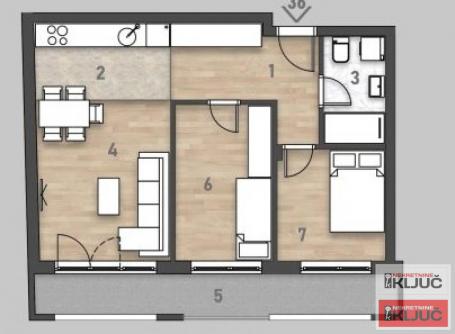 SALAJKA, 60m2, Dvoiposoban sa pdv