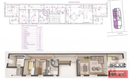ADICE, 82m2, Petosoban sa pdv