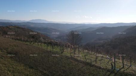 Građevinsko zemljište KAŠČERGA – Atraktivno građevinsko zemljište 1665 m2 s  pogledom na Učku