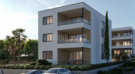 Prodaja, Pag, Mandre, novogradnja stan 83,60m2 na 2 katu zgrade, terasa