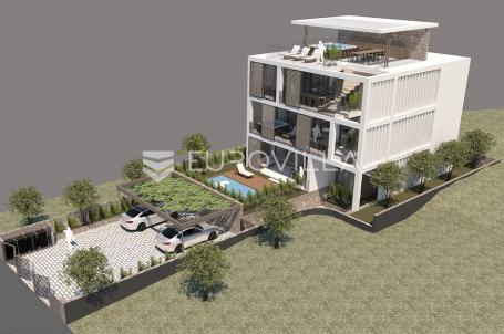 Primošten, NOVOGRADNJA, stan na prvom katu s pogledom na more, 93,75 m²