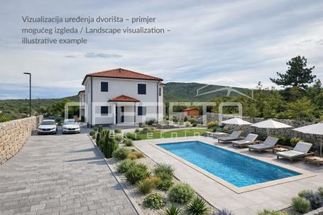 Energetski efikasna kuća uz more u Vrbniku, 139 m2, otok Krk