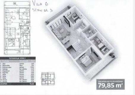 SREMSKA KAMENICA - CENTAR - 79.85 m2
