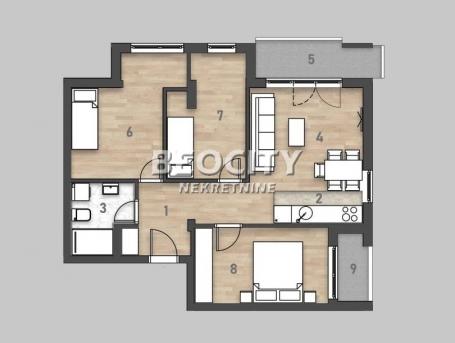 Novi Sad, Salajka, Karađorđeva, 4.0, 74m2, 227889EUR