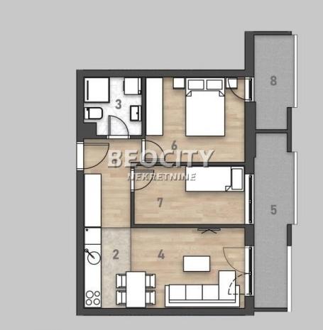 Novi Sad, Salajka, Karađorđeva, 3.0, 58m2, 177162EUR