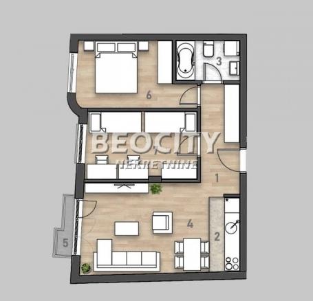 Novi Sad, Socijalno, Vojvode Šupljikca, 3.0, 58m2, 215723EUR