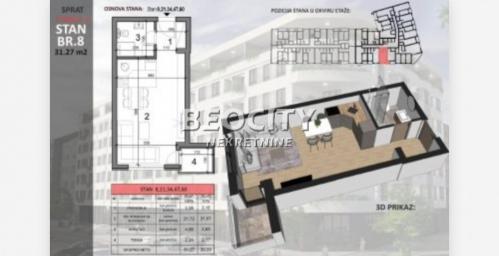 Novi Sad, Sajam, , 0.5, 31m2, 93810EUR