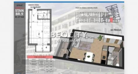 Novi Sad, Sajam, , 0.5, 31m2, 93510EUR