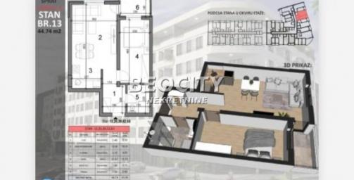 Novi Sad, Sajam, , 2.0, 44m2, 129746EUR