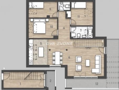 NOV, MODERAN STAN-ROTKVARIJA–123.65 m², 4.0, PK