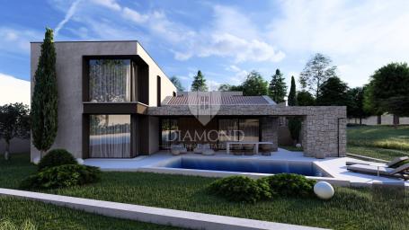 Novigrad, okolica, moderna kuća 175 m2 sa bazenom