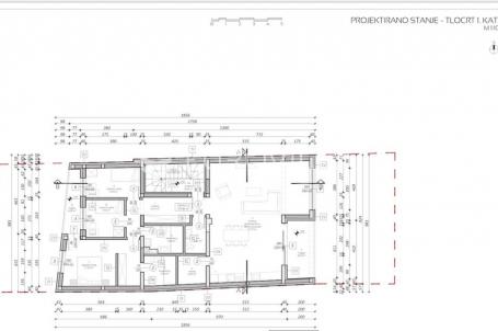 Osijek, strogi centar, 4 soban stan površine 127 m² u urbanoj vili