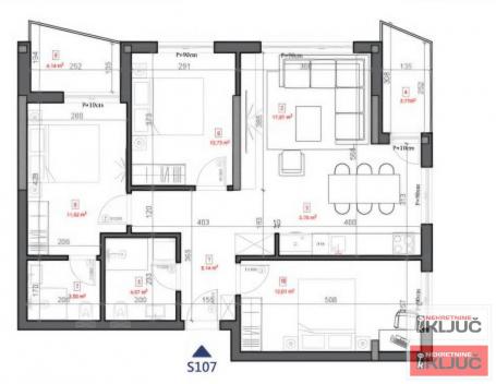 SREMSKA KAMENICA, 82m2, Četvorosoban sa pdv, Izgradnja, Renomiran investitor