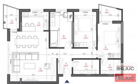 SREMSKA KAMENICA, 98m2, Četvorosoban sa pdv, Izgradnja, Renomiran investitor