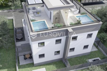 Zadar, Vir, dvosoban stan s vrtom 350 m od mora
