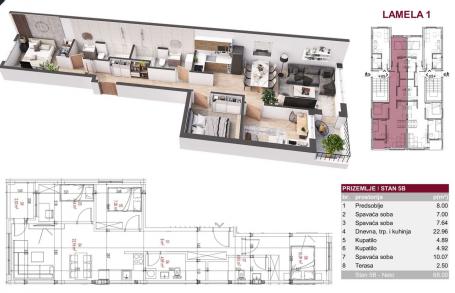NOVI SAD - PETROVARADIN - 68.00 m2