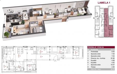 NOVI SAD - PETROVARADIN - 68.00 m2