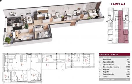 NOVI SAD - PETROVARADIN - 68.00 m2