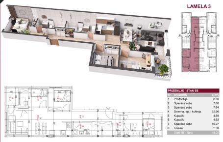 NOVI SAD - PETROVARADIN - 68.00 m2