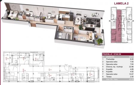 NOVI SAD - PETROVARADIN - 68.00 m2