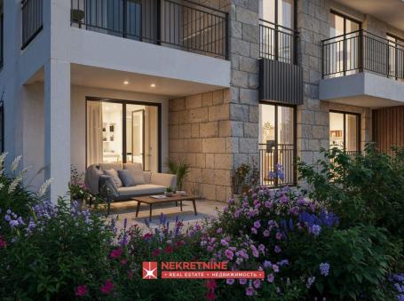 Jednosoban stan 58m2 u završnoj fazi gradnje, sa pogledom na Boku, Dobrota, Kotor