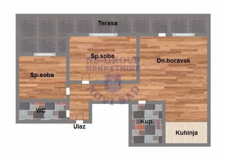 Dvoiposoban stan na Telepu, 73m2