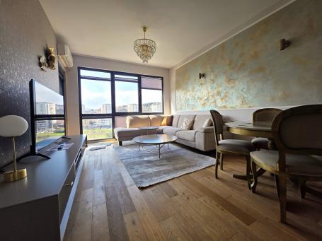 Jednosoban luksuzno namješten stan,47m², Vezirov most, Podgorica