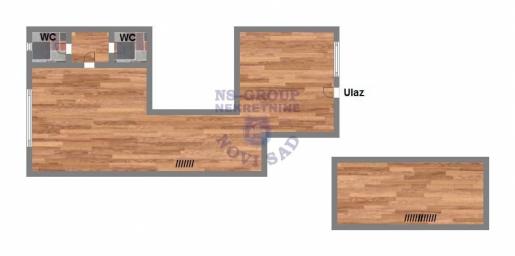 Lokal na Zelezanickoj stanici, 74m2
