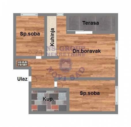 Trosoban stan 60m2 Bulevar Patrijarha Pavla