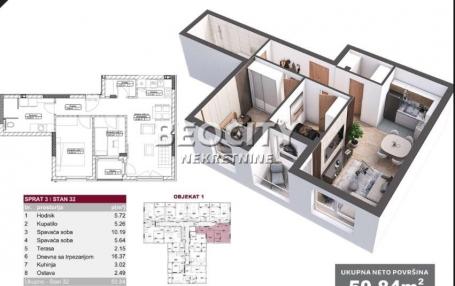 Novi Sad, Liman 4, , 3.0, 51m2, 127100EUR