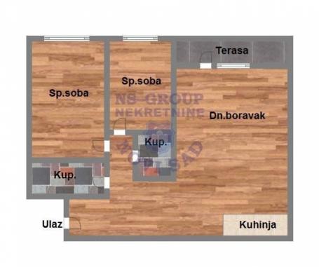 Trosoban stan u izgradnji na Telepu 70m2